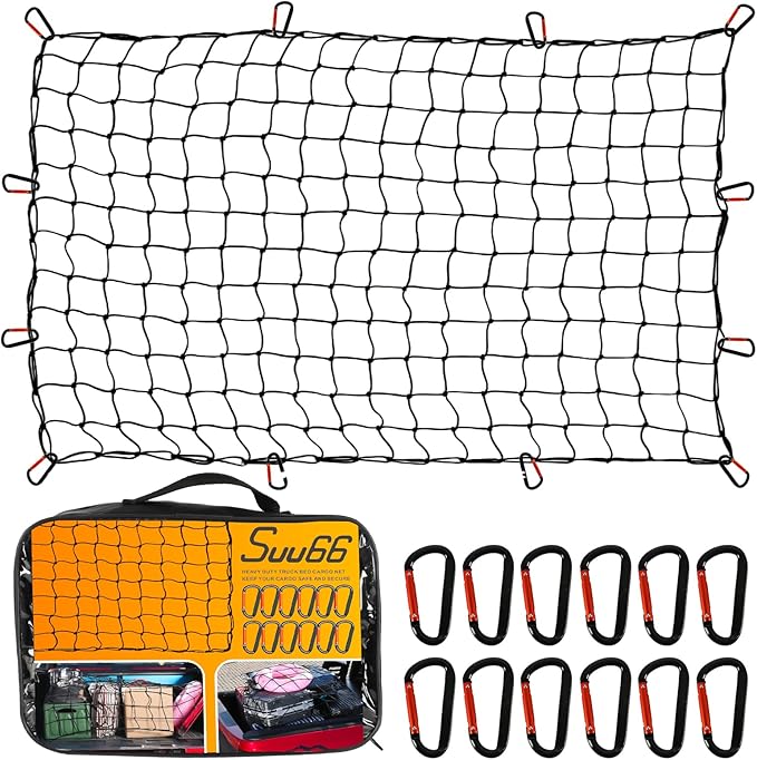 Heavy Duty Cargo Net for Pickup Truck Bed by Suu66OFFICE