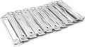 10 Pack 3.94inch 10cm Length Metal Clipboard Clips by shuokecrafts