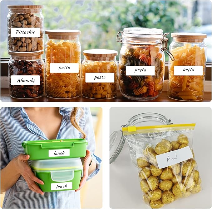 Removable Freezer Labels, Date Label 1x3 Inch Food Storage Stickers, Waterproof - Image 5