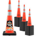 Xpose Safety 36 Inch Orange Slim Line Traffic Cones Heavy Duty 12lb by XposeSafety