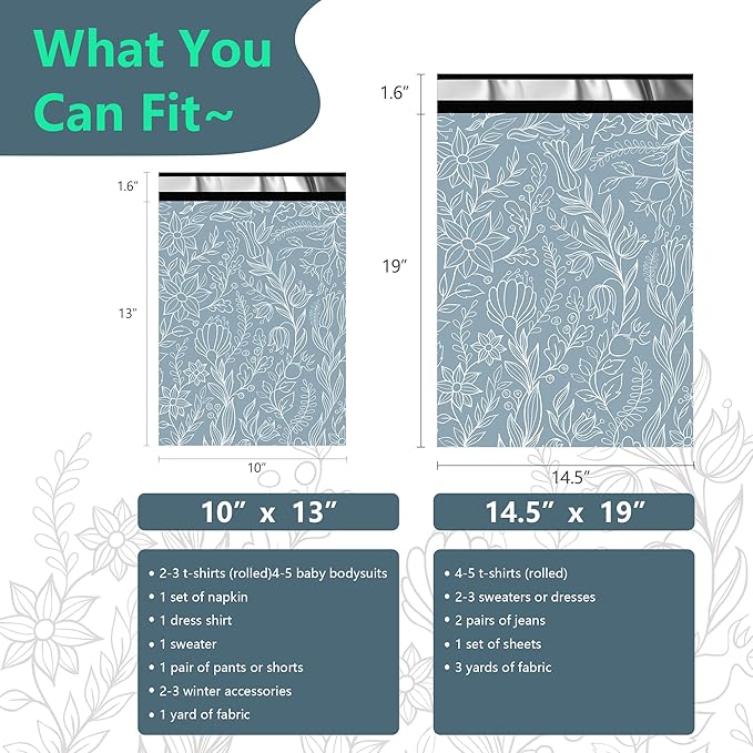 Poly Mailers 14.5x19 Inch 50 Pcs - Image 2