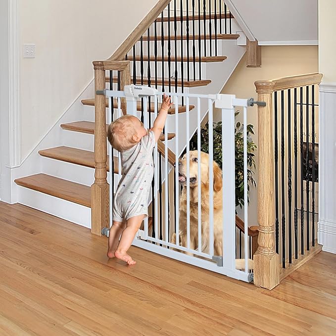 BABELIO Safety Gate Door Fits for Stairs, Narrow and Wide Doorways - Image 2
