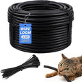 250FT Split Wire Loom Tubing, 1/2 Inch Wire Protector Tubing, Automotive Wire by Oleitodh