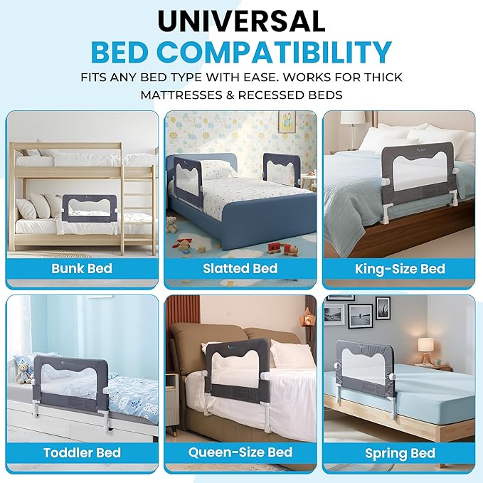 TotCraft Flexguard Height & Length Adjustable Bed Rail - Image 4