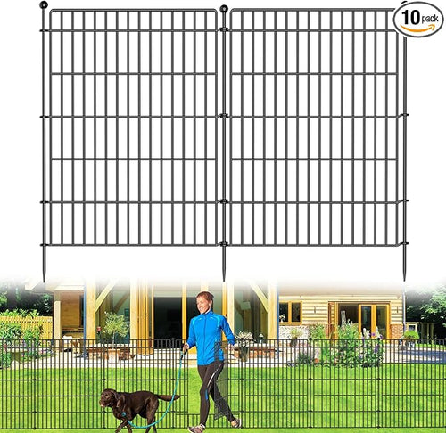 10 Panels No Dig Garden Fence by OutdoorFence