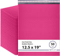 Hot Pink12.5x19.5 Inch Large Poly Bubble Mailers #6 | Padded Envelopes by BAYLUE