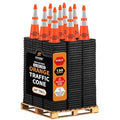 Xpose Safety 28 Inch Orange Slim Line Traffic Cones Heavy Duty 10lb 6" & 4" by XposeSafety
