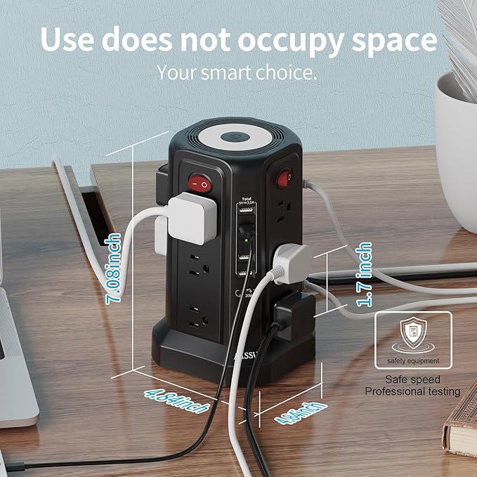 Surge Protector Power Strip - Image 7
