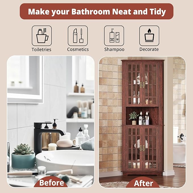 IRONCK Corner Cabinet, Home Space Saver - Image 6