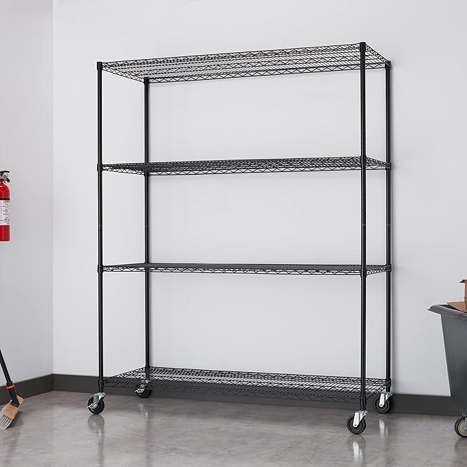 Trinity Basics 4-Tier Adjustable Wire Shelving - Image 8