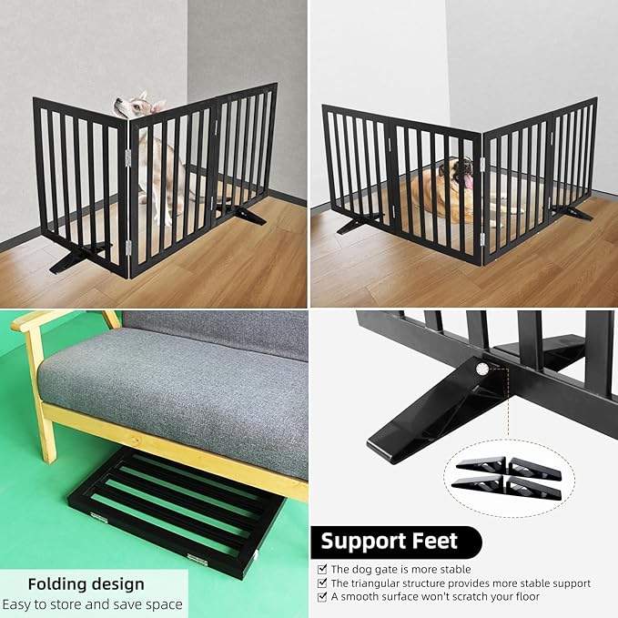 ZJSF Freestanding Indoor Dog Gate - Image 4