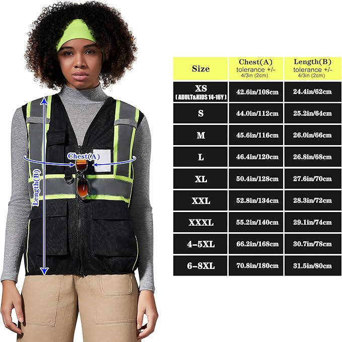AYKRM Custom Logo Personalised Printed High Visibility Reflective 2 two tone - Image 4