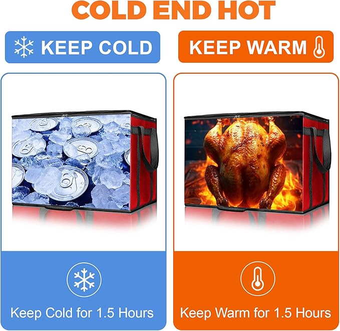 Pack of 2 Insulated Food Delivery Bag - Image 3