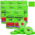 Perco Fluorescent Green 2 Line Pricing Labels by Perco