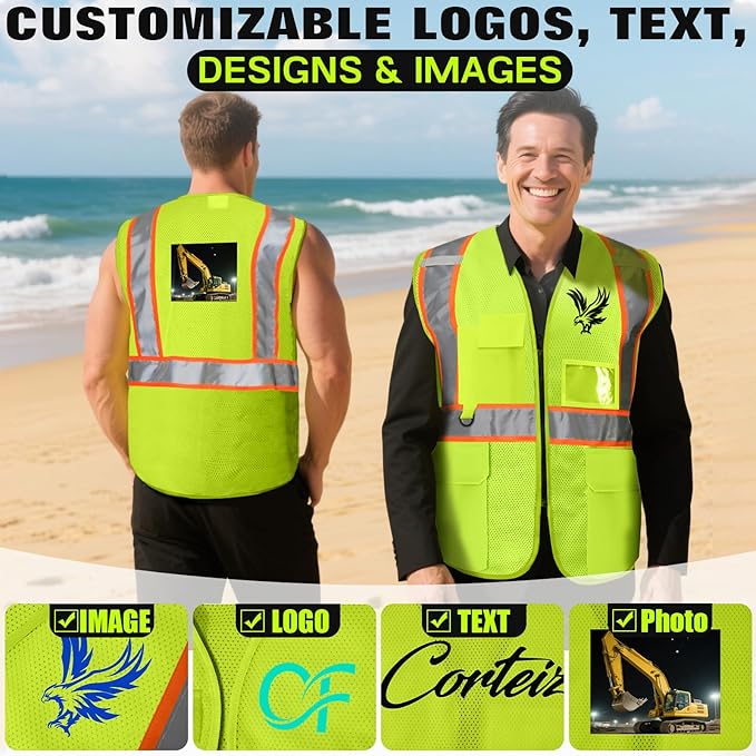 Safety Vest Customize Logo - Image 4