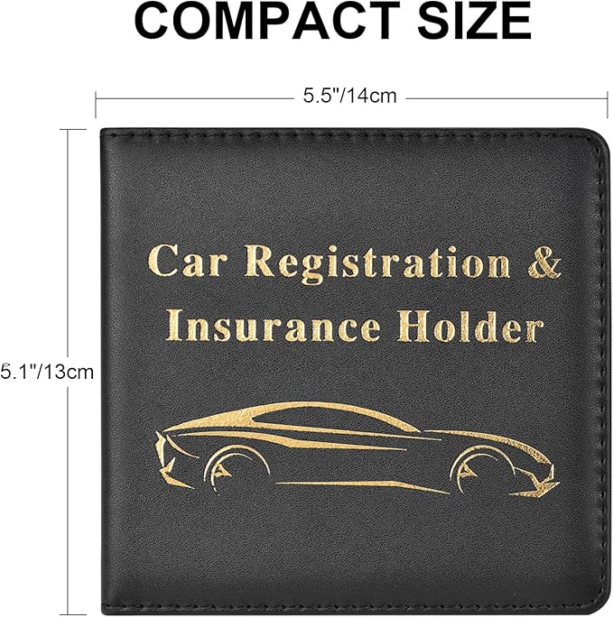 Cacturism Car Registration and Insurance Holder, Vehicle Glove Box Car - Image 2