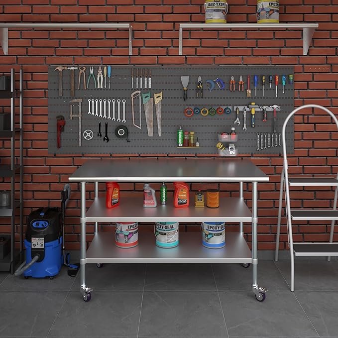 AmGood Stainless Steel Work Table - Image 8