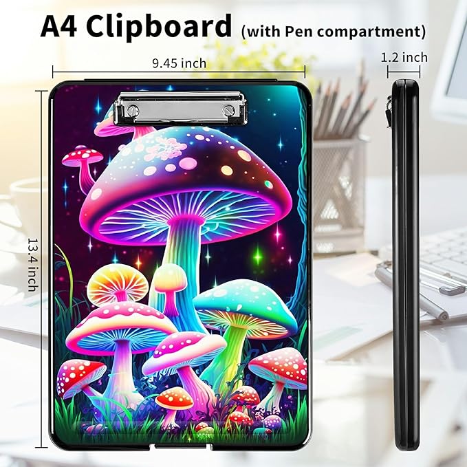 A4 Clipboards, Heavy Duty Waterproof Nursing Plastic Folder Clipboard - Image 2