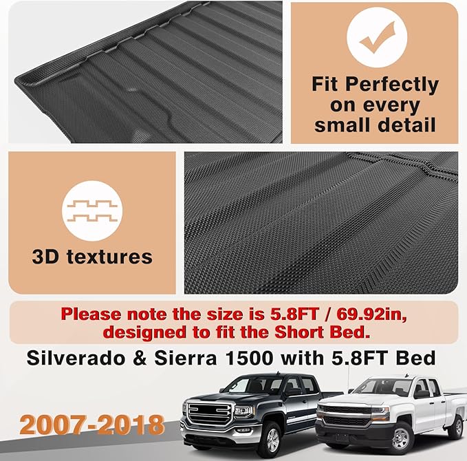 TripleAliners Truck Bed Mat Compatible - Image 6