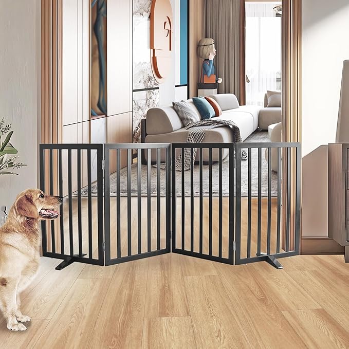 ZJSF Freestanding Indoor Dog Gate by ZJSF