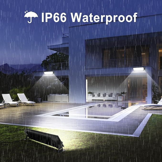 FastDeng LED Shop Light, 150W 18000lm 5000K Daylight LED Garage Light, IP66 - Image 5