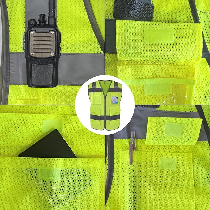 TCCFCCT Mesh Reflective Safety Vest - Image 4