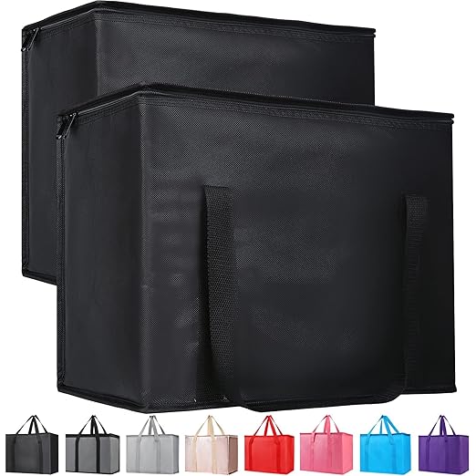 Bodaon 3-Pack Insulated Reusable Grocery Shopping Bag, X-Large Frozen Food Cold by Bodaon