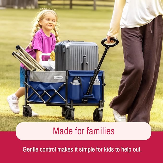 SYNCFUN Collapsible Wagon Cart - Image 8