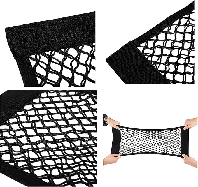 Universal Mesh Cargo Net Storage Net Wall Sticker Organizer Pouch Bag Storage - Image 4