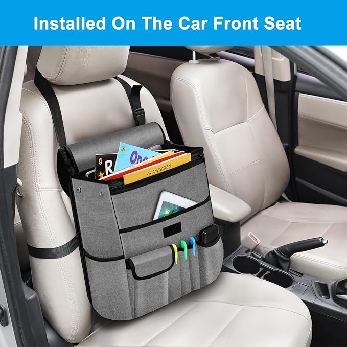 Car Front Seat Organizer| Efficient Car Organizers and Storage | Laptop - Image 6