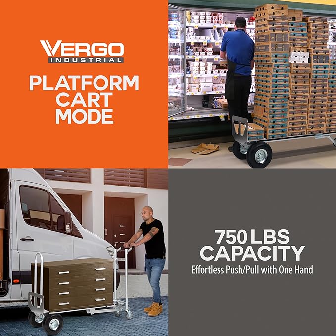 Vergo Industrial Convertible Hand Truck - Image 7