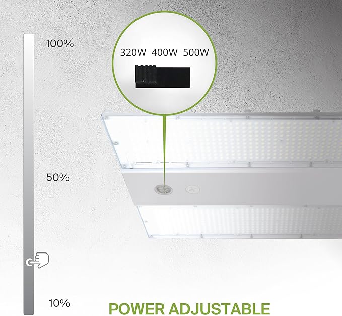 ASD LED Linear High Bay Light Fixture, Commercial Shop Lighting | Dimmable - Image 4