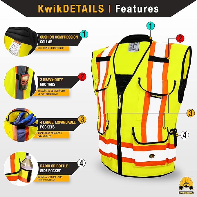 KwikSafety - Charlotte, NC - GODFATHER Safety Vest ANSI OSHA - Image 4