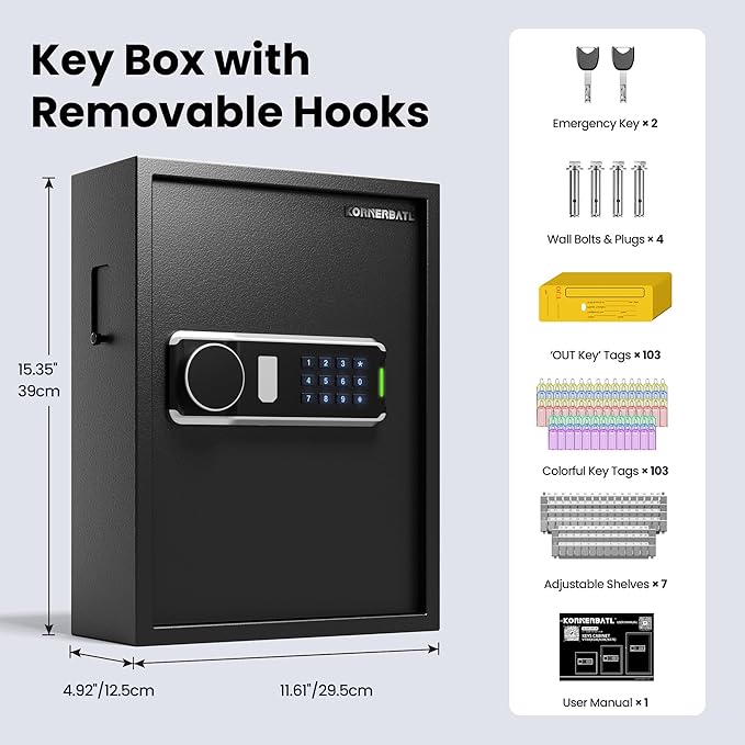 Heavy Duty 103 Keys Electronic Key Lock Box - Image 2