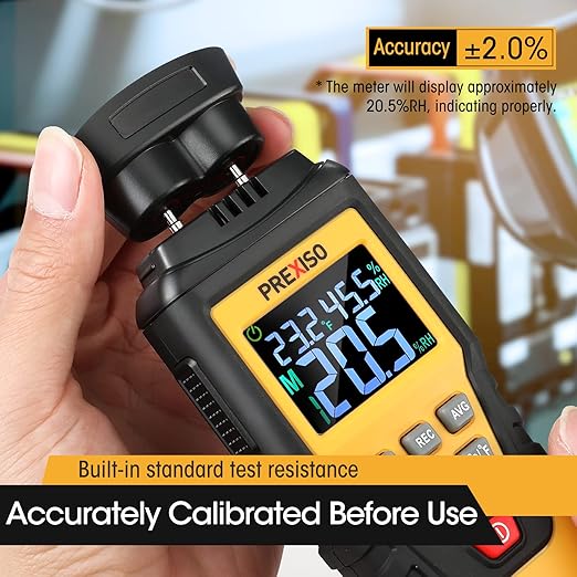 PREXISO Wood Moisture Meter - 7 in 1Digital Moisture Meter - Image 2