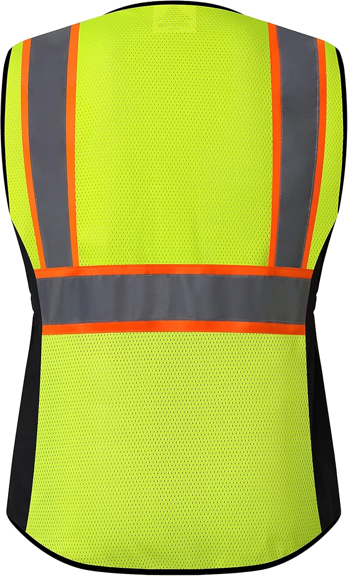 Safety Vest for women, Hi vis Reflective Lady Work vest - Image 6