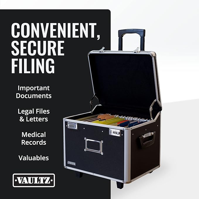 Vaultz Portable File Storage Box - Image 3