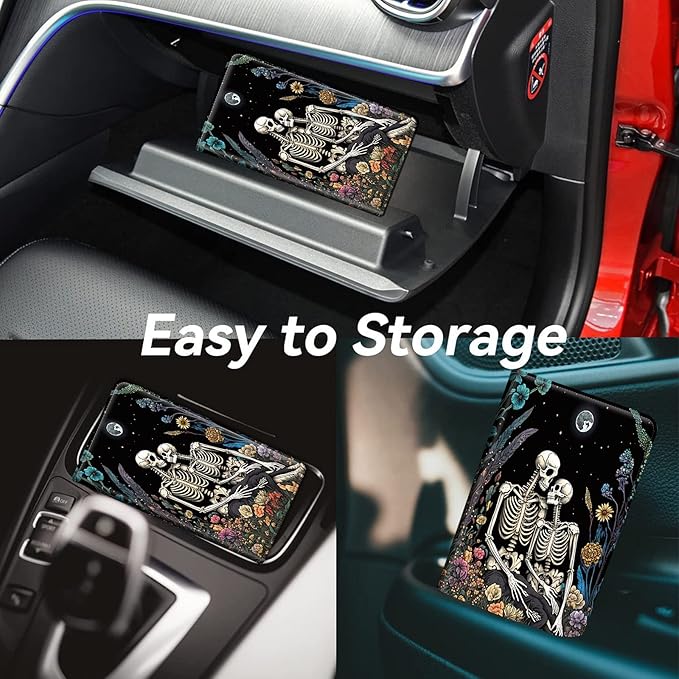 Car Registration and Insurance Holder, Leather Car Glove Box Organizer - Image 4