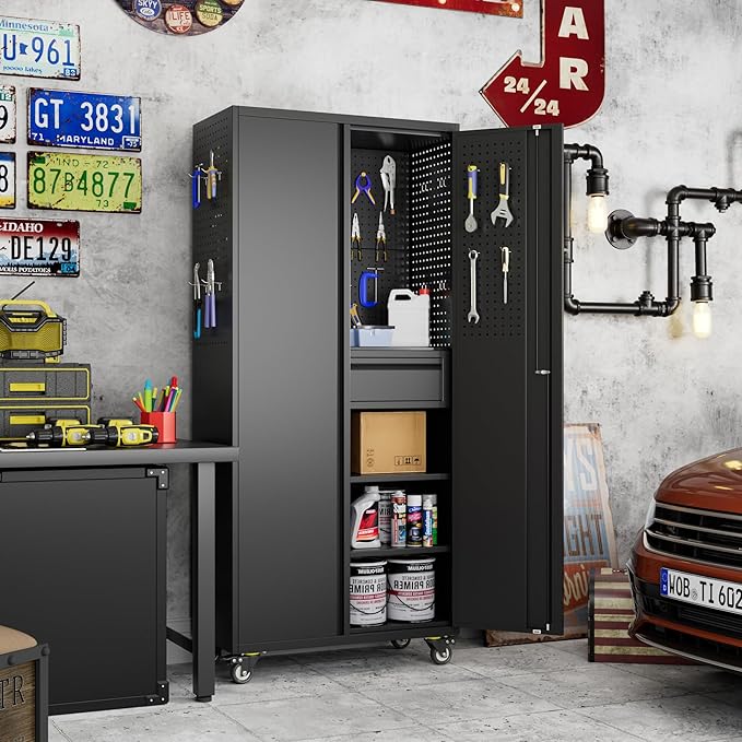 71" H*15" D*30" W Garage Storage Cabinet - Image 9