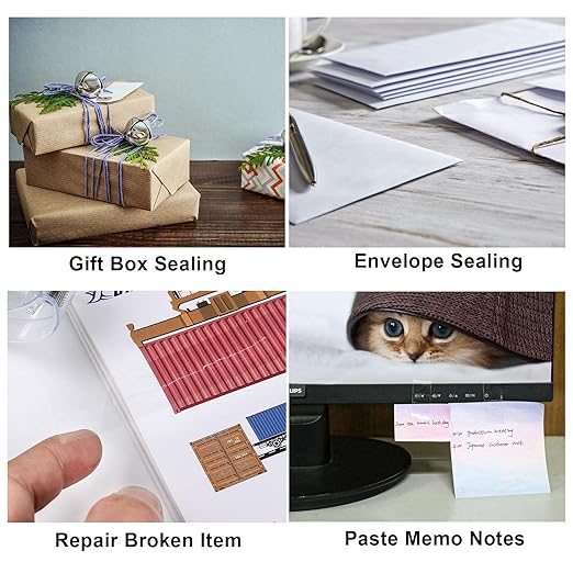 BOMEI PACK 8Rolls Clear Tape Refills - Image 7