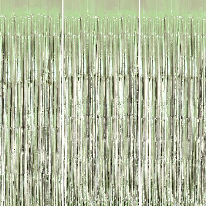 3 Pack Foil Fringe Backdrop by DECOCKRAT