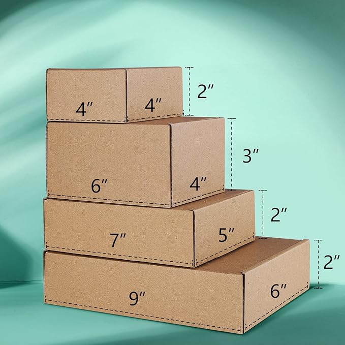 Eupako 7x5x2 Shipping Boxes Small Corrugated Cardboard Box - Image 4