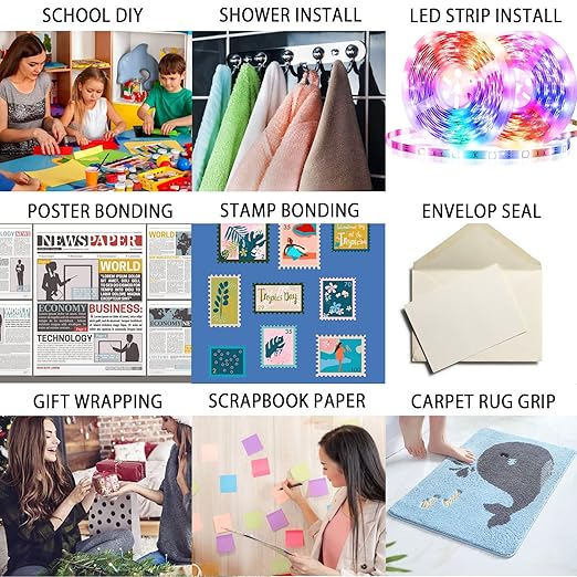 Double Sided Tape 16.5ft, Picture Hanging Strips Heavy Duty Mounting Tape - Image 4