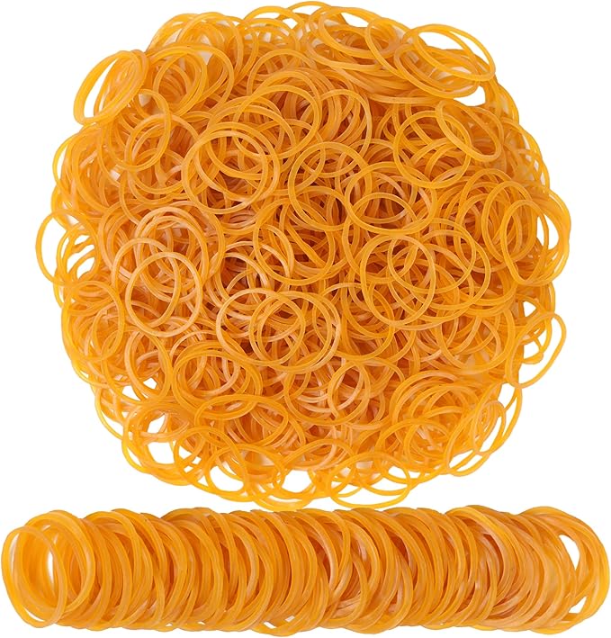 Rubber Bands 760pcs Size#10 Yellow Elastic Rubber Band 1inch Small Rubber Bands - Image 5