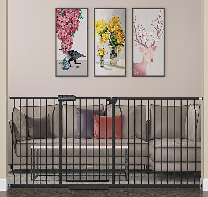 Extra Wide Baby Gate Extra Wide Pet Dog Gates by HOOOEN