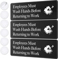 ASSURED SIGNS Employees Must Wash Hands Sign by AssuredSigns