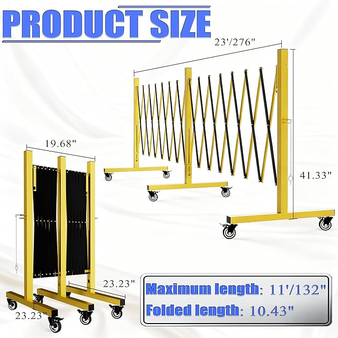 Industrial Expandable Barricade, Folding Security Gate Safety Barricade - Image 2