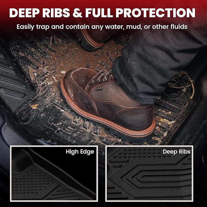 LASFIT Floor Mats & Cargo Mat for Honda HRV 2026 2025 2024 2023 Sport/LX/EX-L & - Image 2