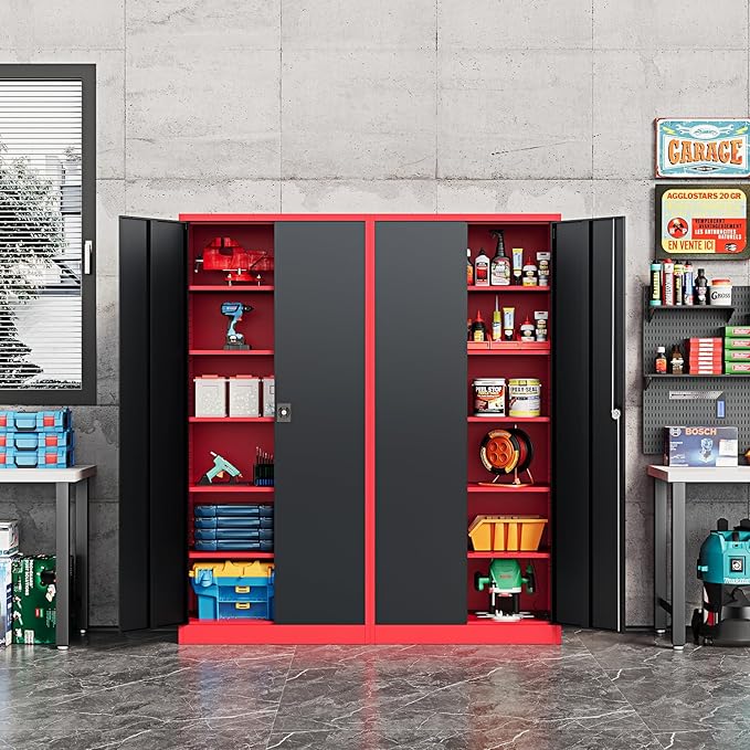 Metal Storage Cabinet-72” Tall Steel File Cabinets - Image 2