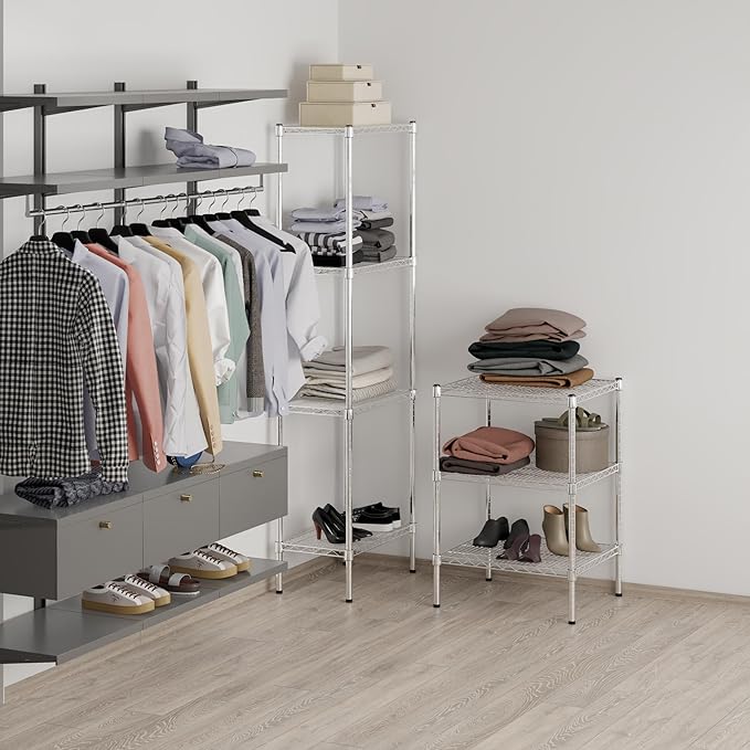 21" Deep x 24" Wide x 34" Height Wire Shelving Kit | 3-Tier | NSF Commercial - Image 7